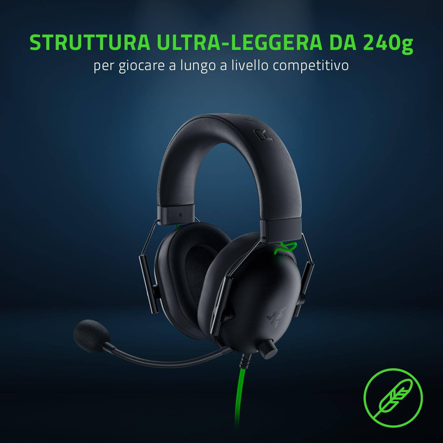 RAZER GAMING HEADSET WIRED BLACKSHARK V2 RAZER GAMING HEADSET WIRED BLACKSHARK V2